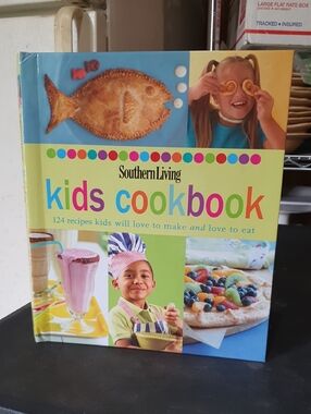 Southern Living Kids Cookbook - Blue, Yellow, Green, Pink